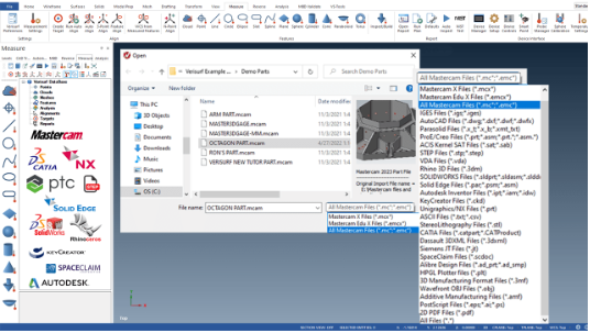 Software para Medicion Comparacion con Archivos CAD e Ingenieria Inversa