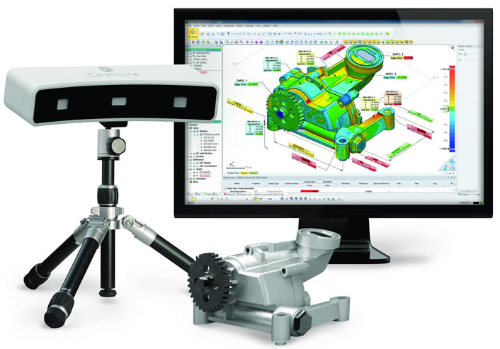 geomagic capture 3d systems, escaner de luz azul